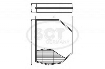 SCT GERMANY sa1120 -  Фильтр воздуха в салоне